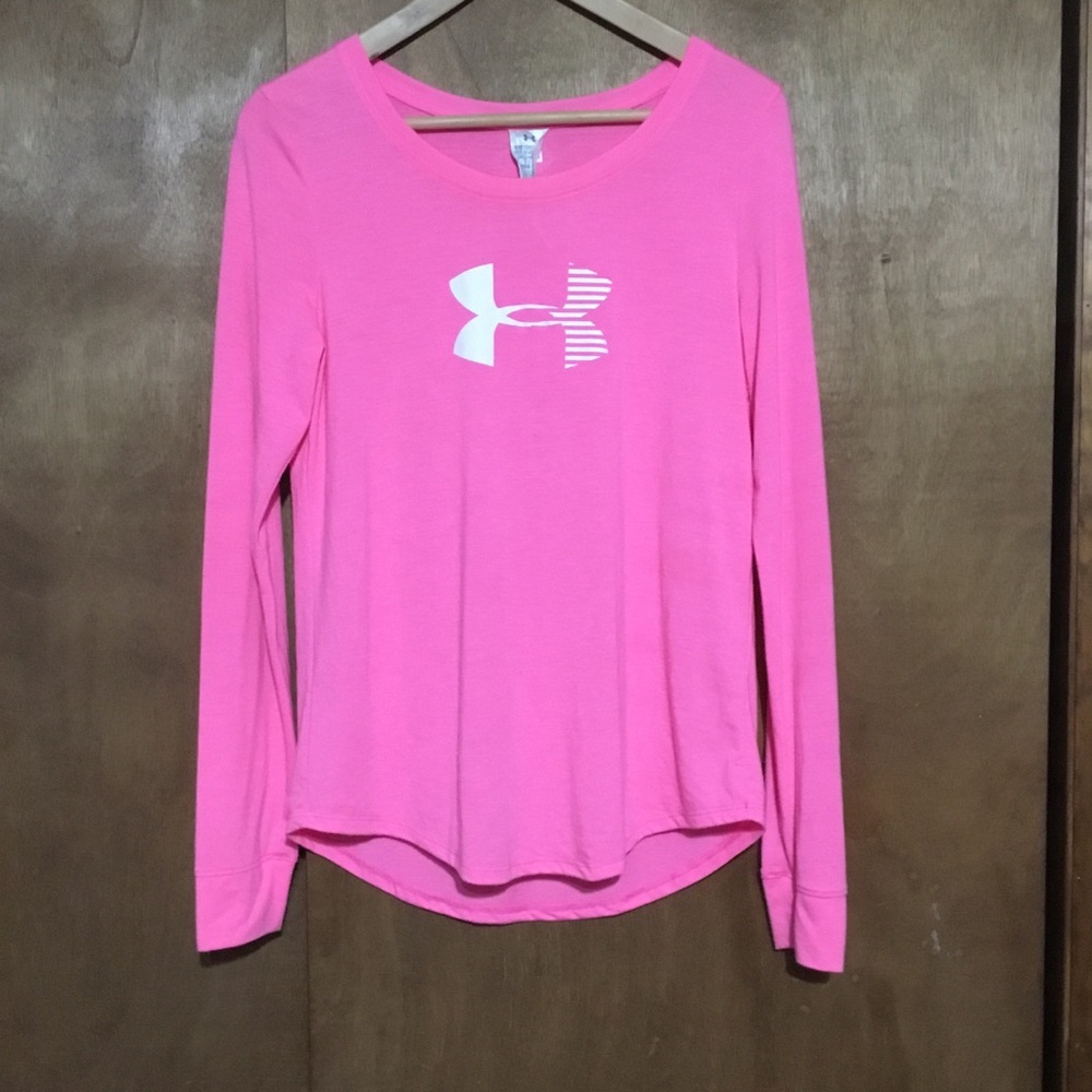 Under Armour Bright Pink Top